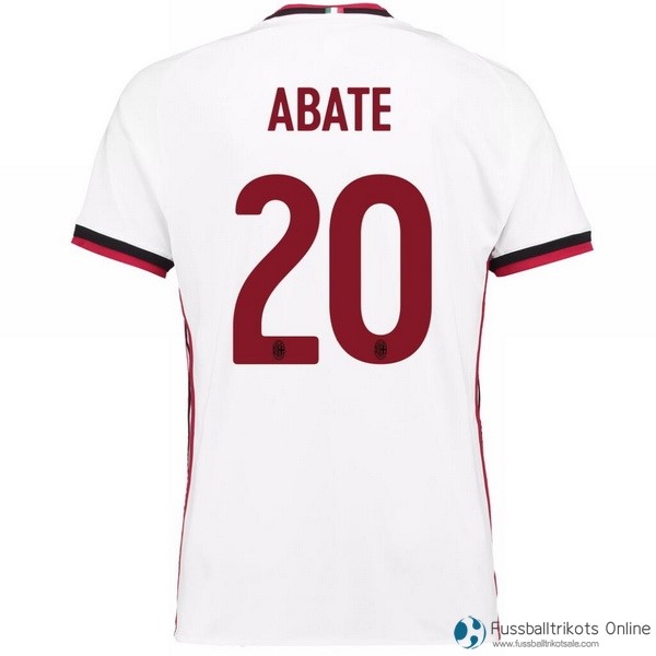 AC Milan Trikot Auswarts Abate 2017-18 Fussballtrikots Günstig